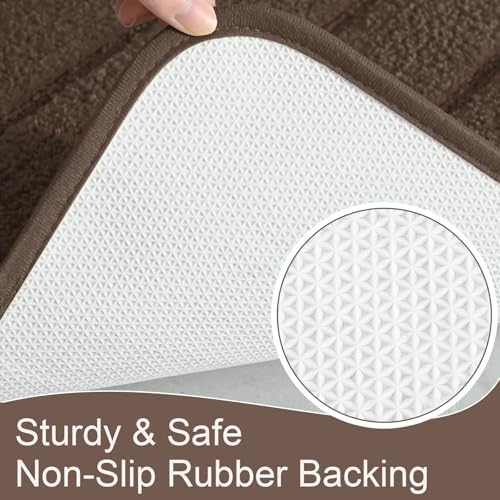 AROGAN Luxury Bathroom Rugs 24x36 Inch，Thick Soft Bath Rug Non Slip - Image 6