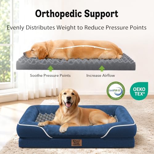 Chez Paw Waterproof Orthopedic Dog Bed - Image 2