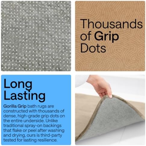 GORILLA GRIP® Memory Foam Bath Rug - Image 3