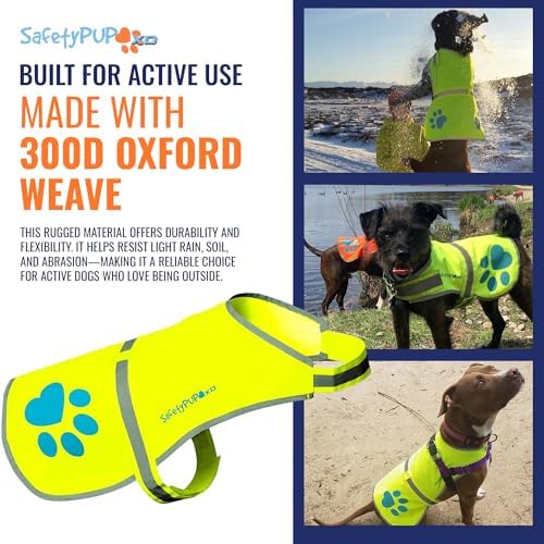 Reflective Dog Vest, Hi Vis Safety Gear - Image 6