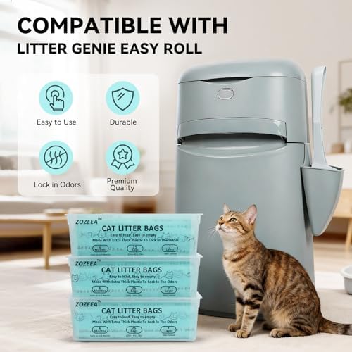 3 Pack Cat Litter Refill Bags for Easy Roll Litter Bin - Image 7