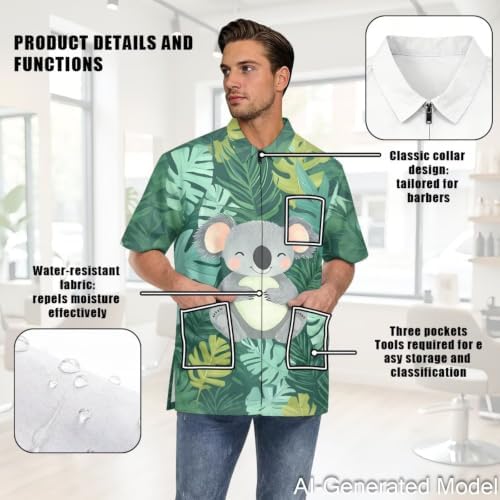 Dog Grooming Smock for Women & Men Water & Hair Repellent - Image 5