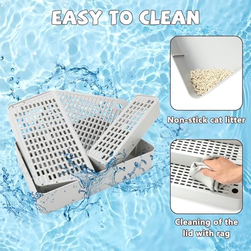 Adjustable 3-Step Cat Ramp for Litter Box, Litter Trapper - Image 6