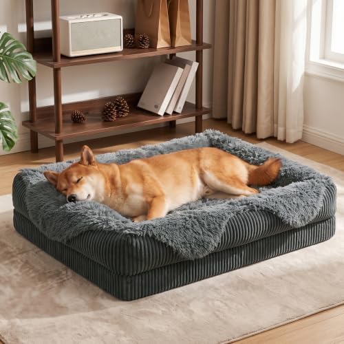 GASUR Orthopedic Dog Bed for Medium Sized Dog, Washable Dog Couch Beds by GASUR