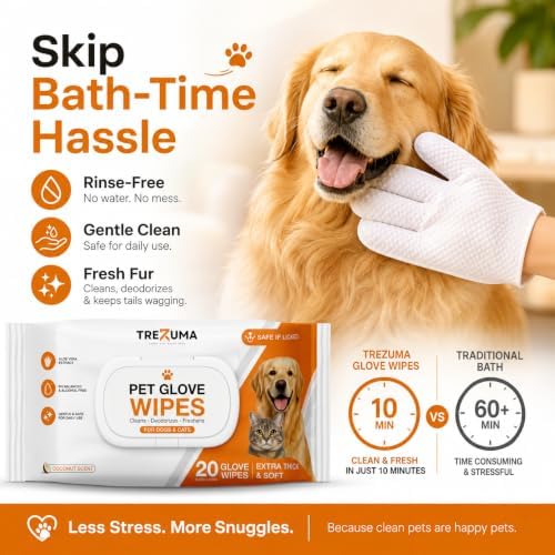 Pet Glove Wipes for Dogs & Cats - Image 3