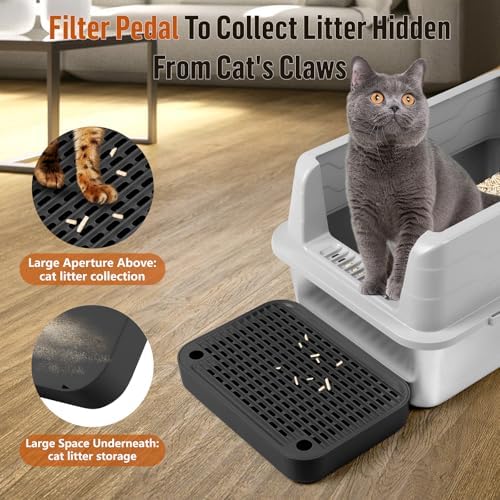 Cat Litter Box Step with Filter Function, Non-Slip Cat Step - Image 3