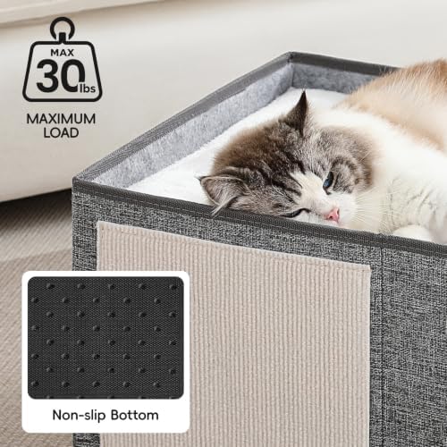 Extra-Wide Cat House for Indoor Cats, Large Cat Bed - Image 2