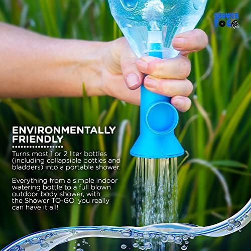 Shower to Go Portable Bottle Shower Attachment, Lightweight Outdoor Rinse Tool - Image 3
