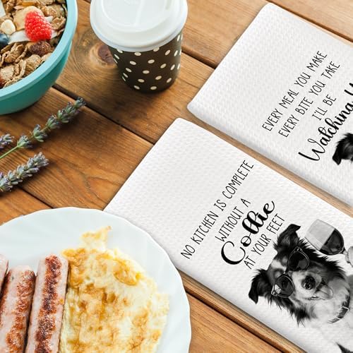 Dog Kitchen Towels Decor Set of 2 - Image 4