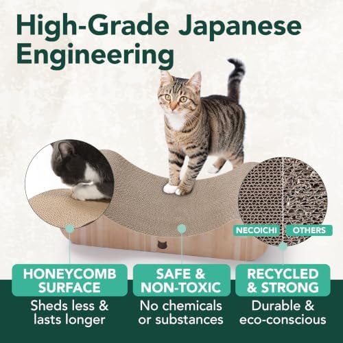 Necoichi Cardboard Cat Scratcher Bed - Image 4