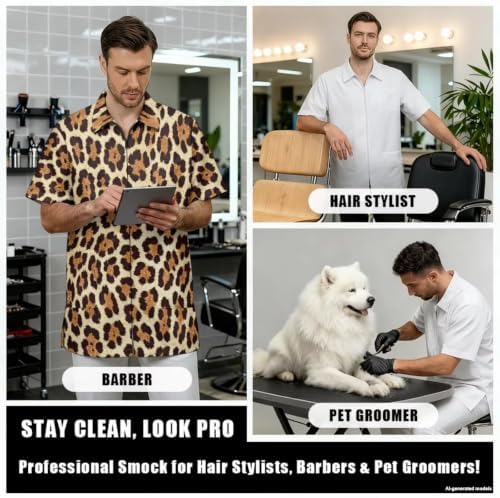 Funny Print Barber Jackets & Smocks - Image 4