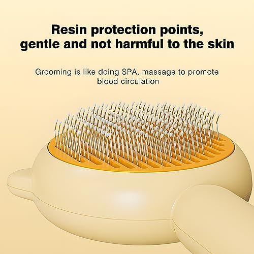 Pet Grooming Brush for Cats and Dogs, Self-Cleaning Sliker Brush for Removes - Image 6