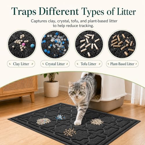 Yimobra Cat Litter Mat, Waterproof Litter Trapping Mat - Image 2
