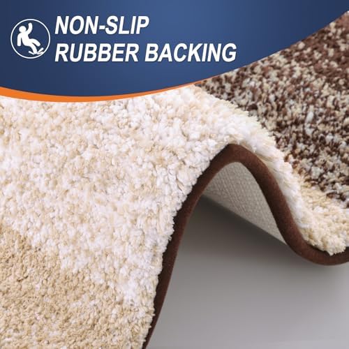 OLANLY Bathroom Runner Rug 70x24, Extra Soft Absorbent Microfiber Bath Rugs - Image 4