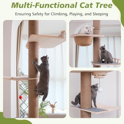 Cat Tree Floor to Ceiling, Cat Tower - Image 5