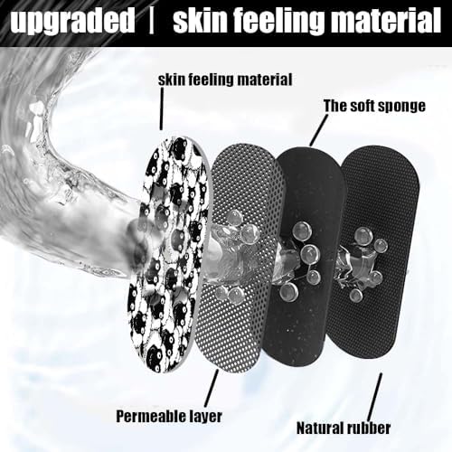 Cartoon Many Sheep, Super Absorbent Quick-Drying Bathroom Mat Rug, Rubber - Image 3