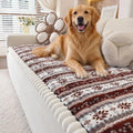 Christmas Couch Cover, Christmas Plush Sofa Cover for Dog Pet 1PC by PJLZJFBY