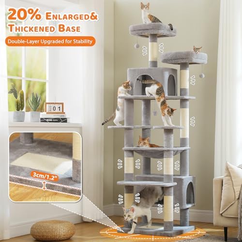 PAWZ Road XXL 81" Cat Tree Large Cats - Image 3
