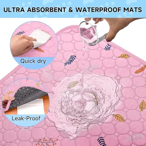 Sunheir 2-Pack Extra Large Reusable Dog Mat - Image 3