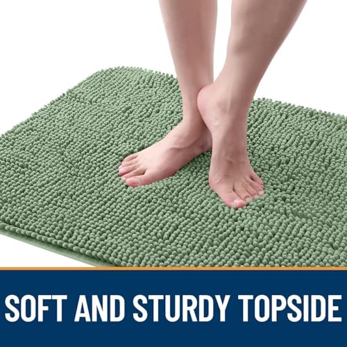 OLANLY Dog Door Mat for Muddy Paws 40x24, Super Absorbent Chenille Mud Mat - Image 4