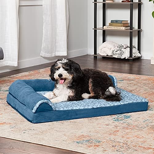 Furhaven Orthopedic Dog Bed for Large/Medium Dogs w/ Removable Bolsters & - Image 2
