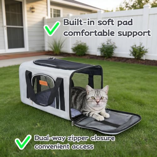 Cat Carrier, Portable Pet Carrier Bag - Image 3