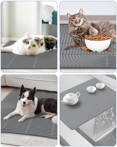Extra Large Cat Litter Mat XL, Silicone Waterproof - Image 5