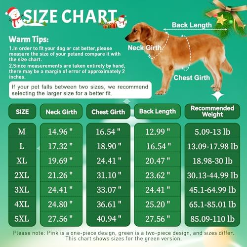 Dog Elf Christmas Costume, Funny Party Halloween Cosplay Outfit(2X-Large) - Image 2