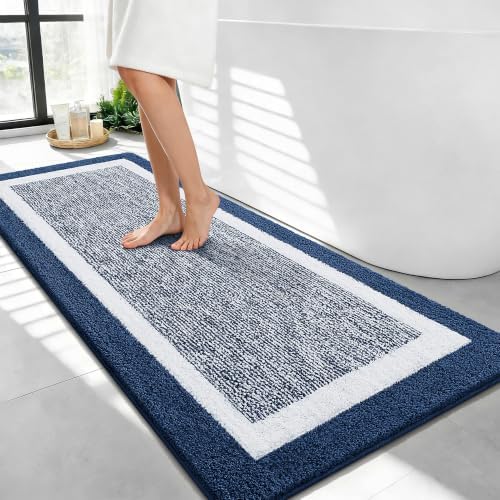 OLANLY Bathroom Runner Rugs 44x24, Long Bath Mats by OLANLY