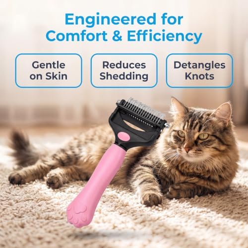Deshedding Dog Brush，3-in-1 Undercoat Rake - Image 5