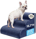 PAWSCRAT 3-Step Pet Stairs for High Beds & Sofas, 15.7''H Dog Stairs by PAWSCRAT