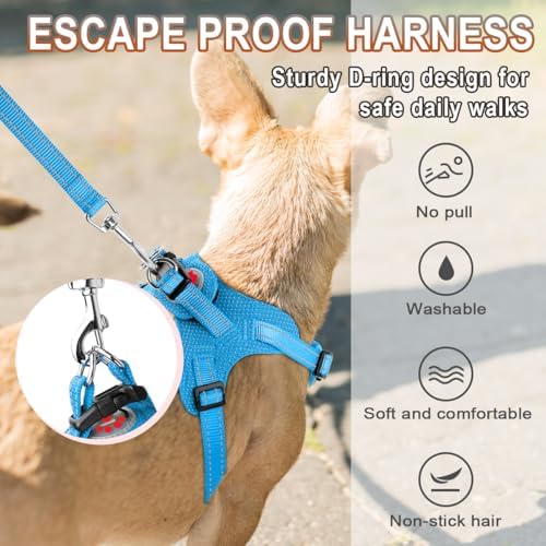 BARKBAY Small Dog Harness, No Pull Puppy Harness, Step-in Dog Vest - Image 4