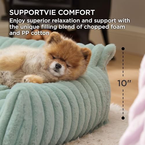 Bedsure ComfyFleece® Shown on TV Fluffy Cute Dog Couch - Image 3