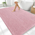 OLANLY Large Bathroom Rugs 70x46, Extra Soft Absorbent Chenille Bath Rugs by OLANLY