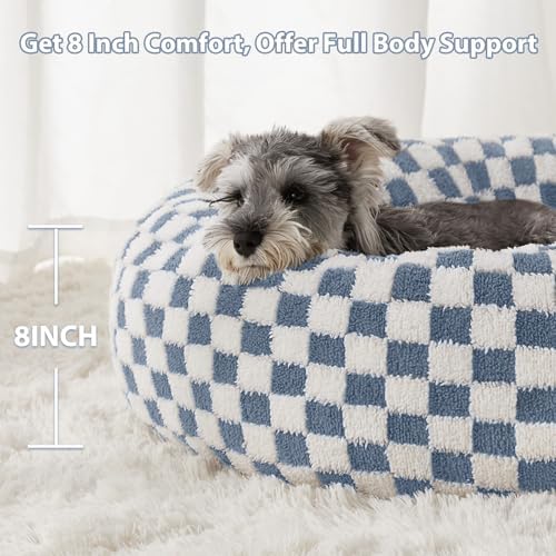 BFPETHOME Small Washable Cozy Donut Dog Beds - Image 3