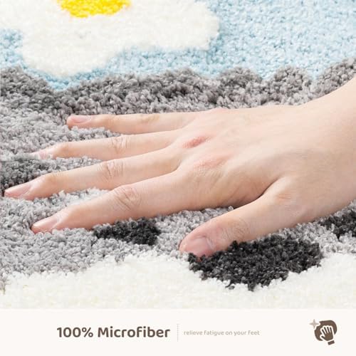 Molesun Schnauzer Bath Mat 20x31, Soft Absorbent Microfiber Bath Rugs - Image 5