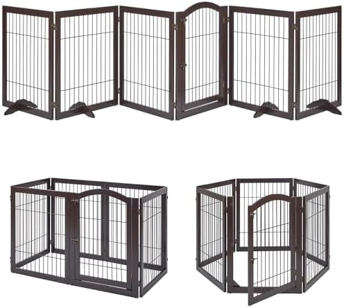 unipaws 144" Extra Wide Dog Gate and Pet Playpen by unipaws