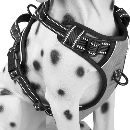 PoyPet No Pull Dog Harness Large, Reflective Vest by PoyPet