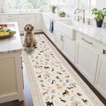Beige Hallway Runner Rug 2x8 for Bedroom Kitchen by WelcometoBabovid