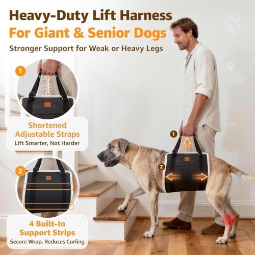 Adjustable Heavy Duty Dog Lift Harness - Image 2