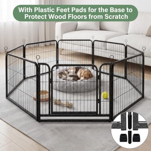 Kfvigoho Dog Playpen Outdoor Extra Wide 16 Panels Heavy Duty Dog Fence 24" - Image 4