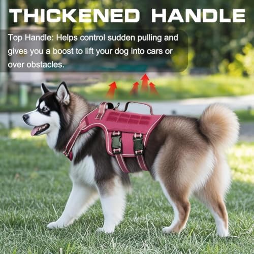 Dog Harness for Large Dogs, No Pull Tactical Vest - Image 3