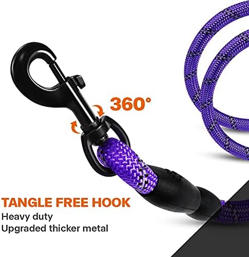 Taglory Rope Dog Leash for Small Medium Dogs, 5 FT Padded Handle - Image 6