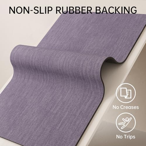 Mecko Bath Mat Ultra Thin Lavender Purple - Image 4