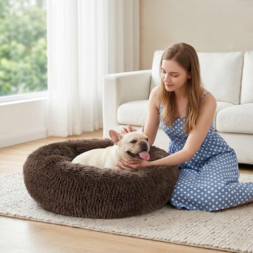 MIXJOY Orthopedic Dog Bed Comfortable Donut Cuddler Round Pet Beds Ultra Soft - Image 7