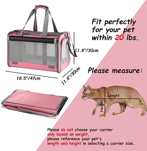 Dog Soft-Sided Carriers Cat Soft-Sided Carriers Dog Carriers Cat Travel Carrier - Image 6