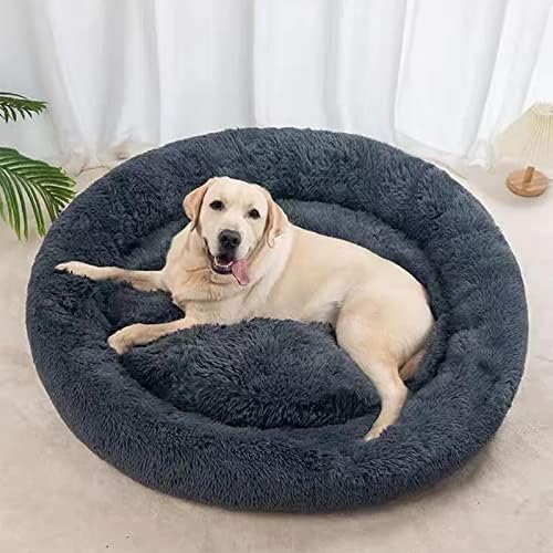 Dog Bed for Medium Large Dogs, 36 inch Calming Dogs Bed, Washable-Round Cozy by Nisrada