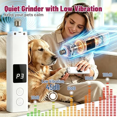Quiet Dog Nail Grinder with Guard - Image 2