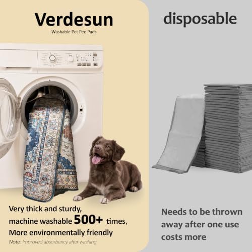 Washable Pee Pads for Dogs, Reusable Puppy Potty Training Pads, Ultra-Absorbent - Image 3