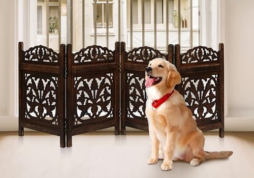 Dog Gate, Wooden Free Standing Gate - Image 3